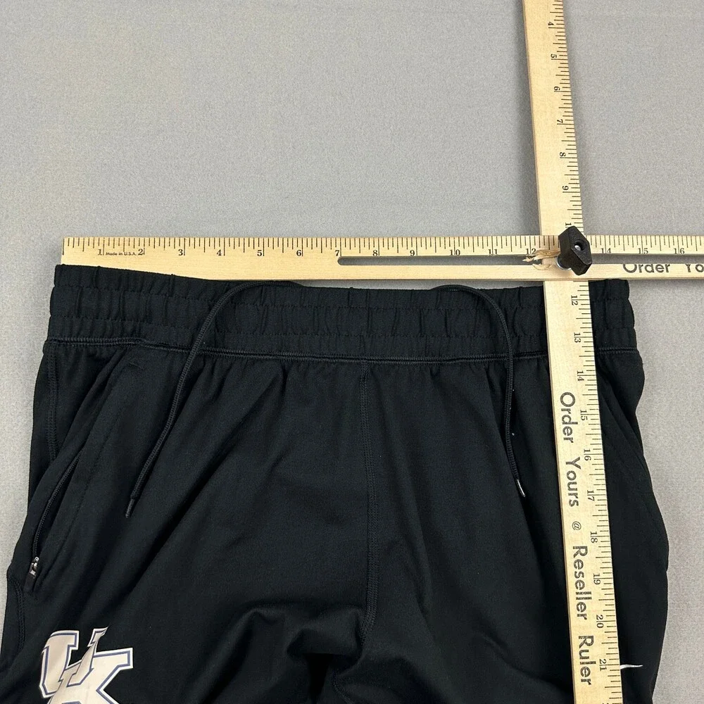 Kentucky Wildcats Pants Men Medium Black Solid Nike Dri Fit Pockets NCAA M